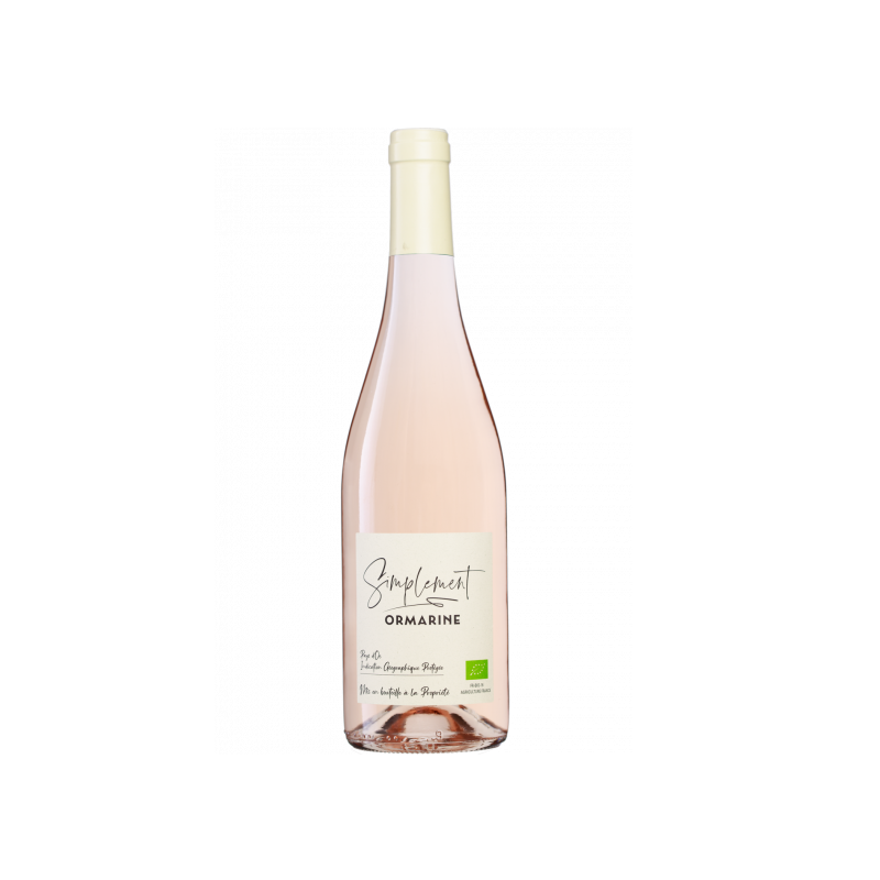 Simplement Ormarine rosé bio IGP Pays d'Oc Simplement Ormarine rosé bio IGP Pays d'Oc