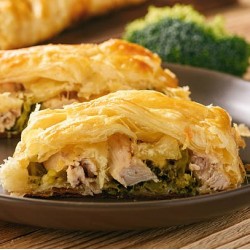 Feuilleté poulet aux morilles