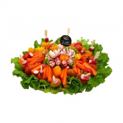 Le plateau de crudité à la...