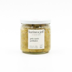 Pois cassés jardinière
