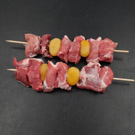 Brochette d’agneau à l'abricot Agneau Fermier des Pays d'Oc - Label Rouge