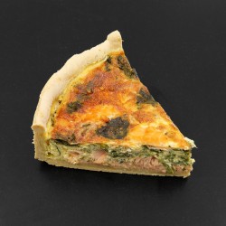 Quiche Saumon épinard les Halles de l'Aveyron