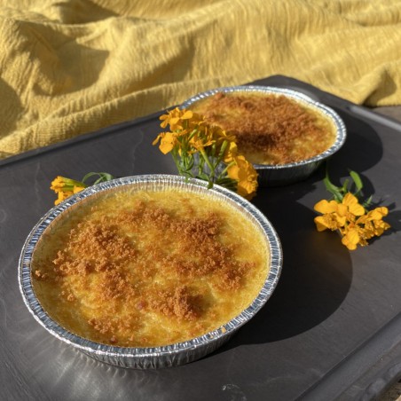 Crème brulée au foie gras, chapelure de pains d’épices