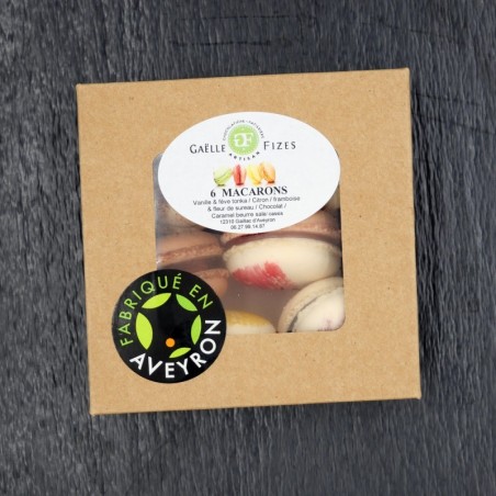 Macarons sucres par 6