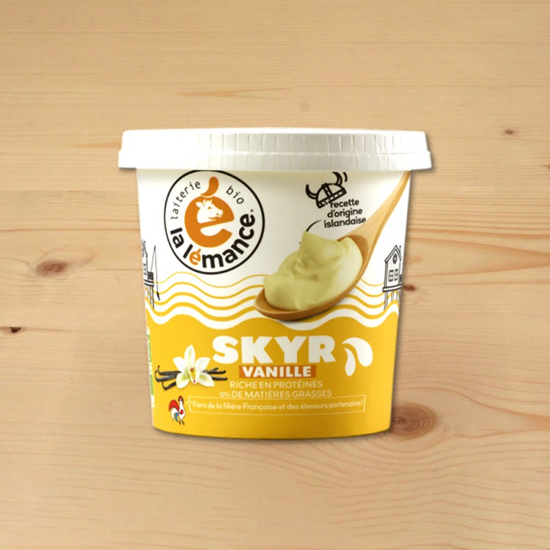 Skyr bio à la vanille 400g Skyr bio à la vanille 400g