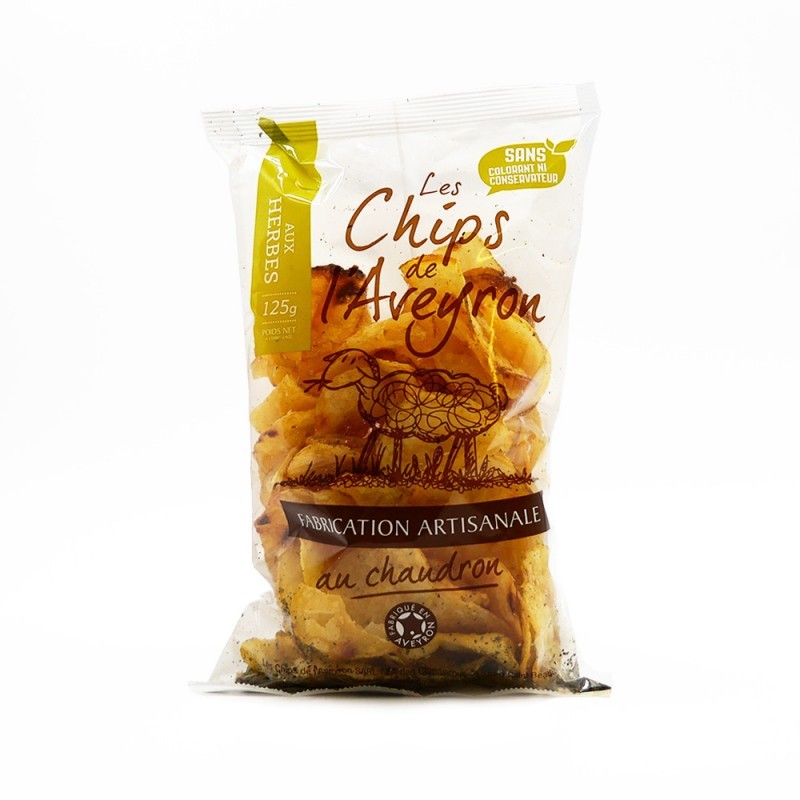 Chips de l'Aveyron aux herbes
