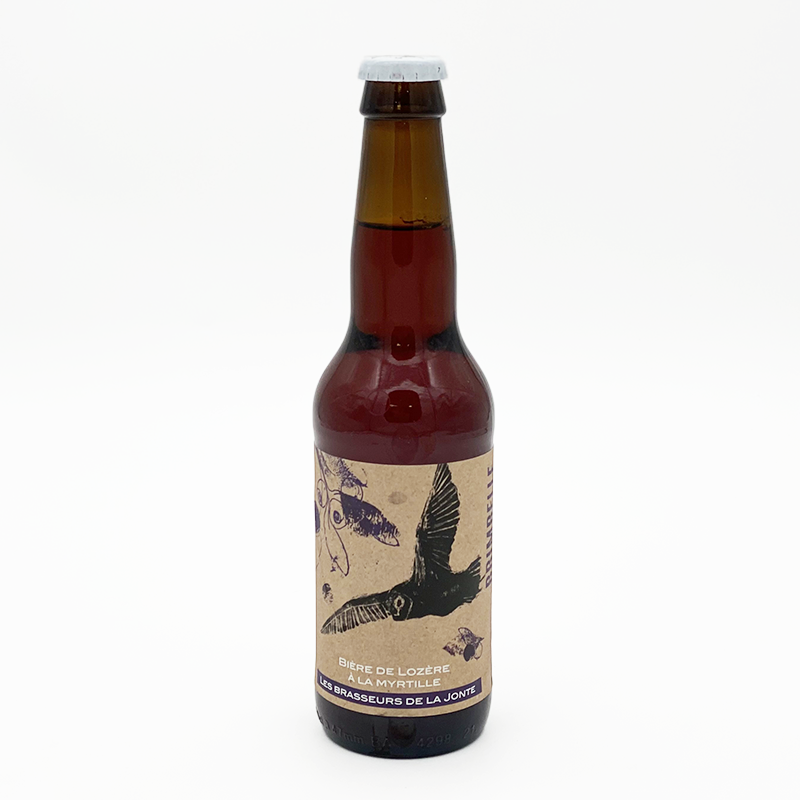 Bière blanche à la myrtille Brimbelle