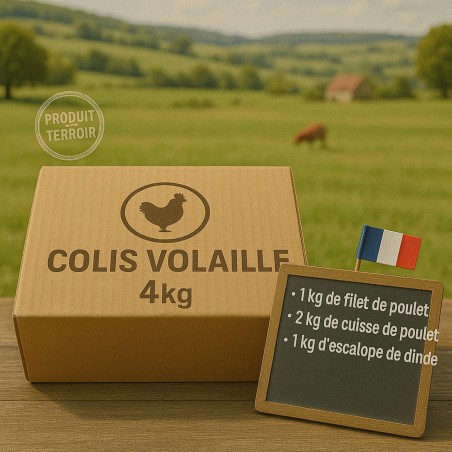 Colis de volaille de 4kg