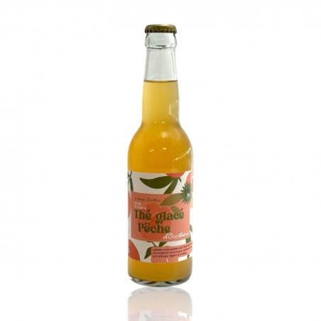 Thé glacé à la pêche