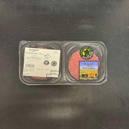 2 steaks hachés Aubrac 15%...