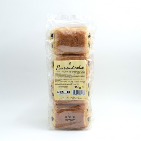 8 pains au chocolat (chocolatines)