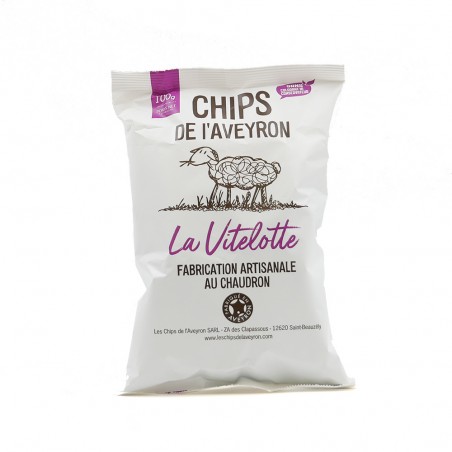 Chips la vitelotte