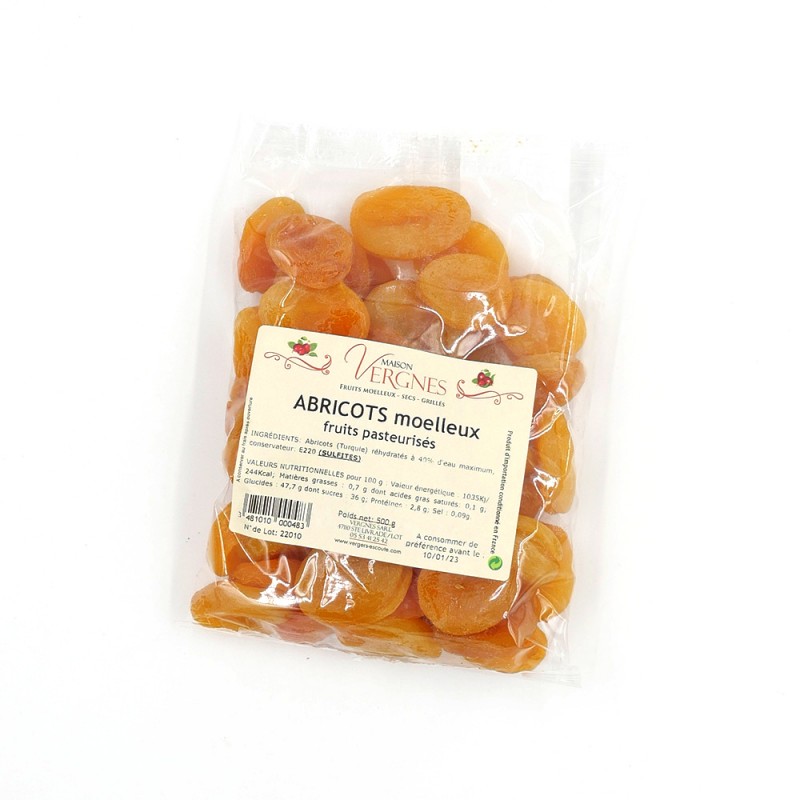 Abricots secs par 100g