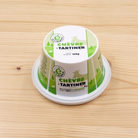 Tartinade au lait de chèvre bio