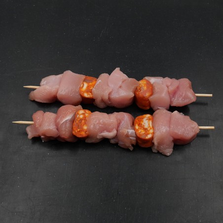 Brochette à la dinde et au...