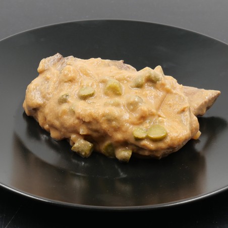 Langue de bœuf sauce piquante