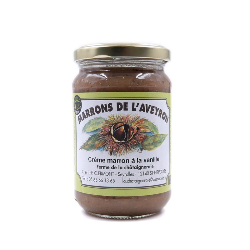 Crème de marron à la vanille 350g Crème de marron à la vanille 350g