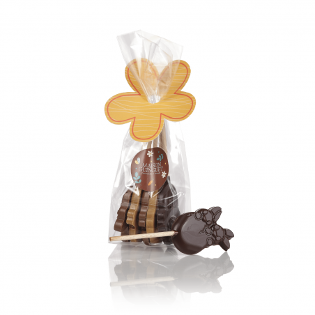 Sucette lapin au chocolat...