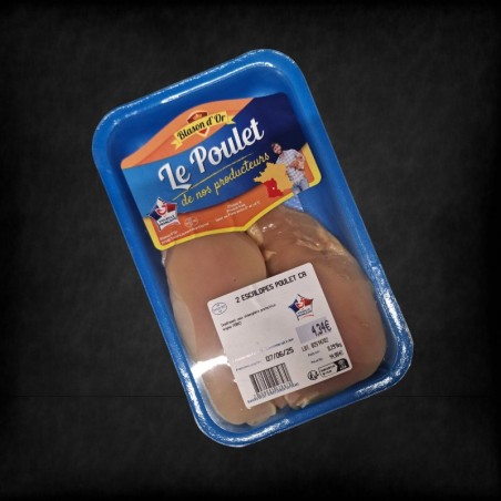 2 escalopes de poulet