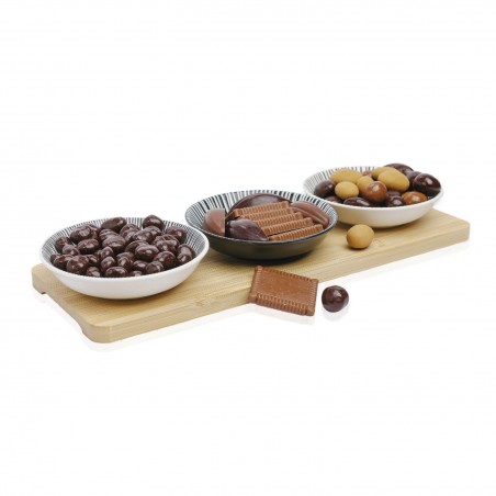 Planche et ses coupelles de...