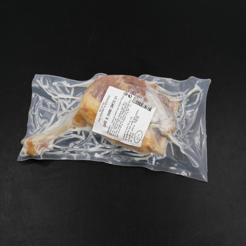 Cuisse de canard confite sous vide sud ouest les Halles de l'Aveyron Cuisse de canard confite sous vide sud ouest les Halles de l'Aveyron