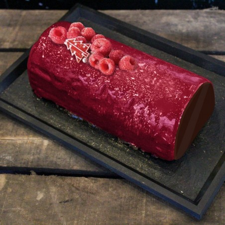Bûche framboise et citron