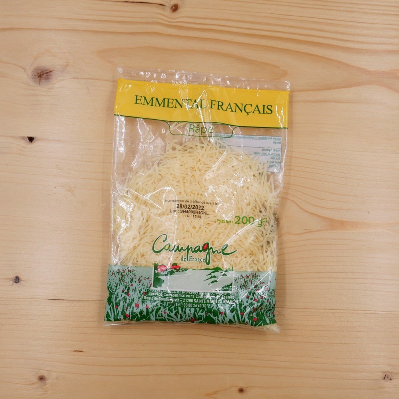 Emmental râpé 200G Emmental râpé 200G