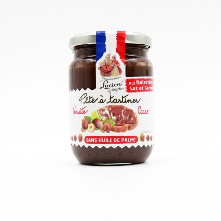 Pâte à tartiner aux noisettes du Lot-et-Garonne et chocolat blanc - 400g