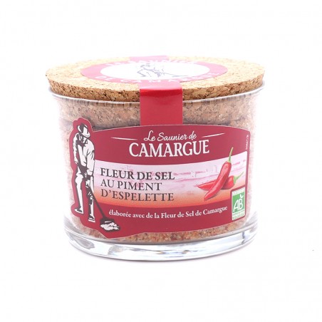 Fleur de sel au piment Espelette 150g