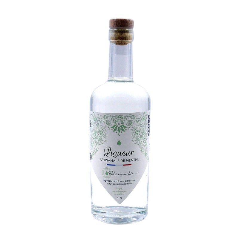 Royal menthe liqueur - 70 cl - Distillerie Genestine - Clermont Ferrand 