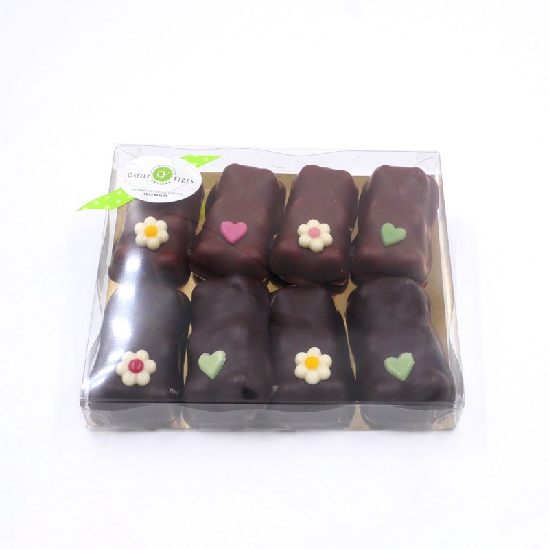 8 oursons guimauves enrobés de chocolat 8 oursons guimauves enrobés de chocolat