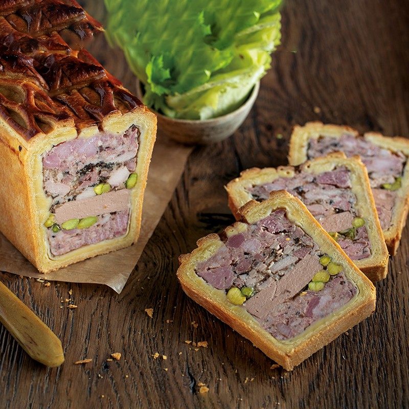 Pâté en croûte pintade et morilles