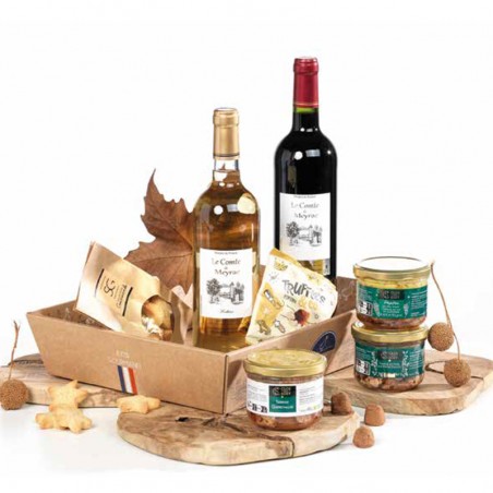 Coffret gourmand produits d'aveyron, vente en ligne - Salaisons Linard