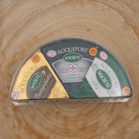 Trio de Roquefort Saveurs des Caves AOP