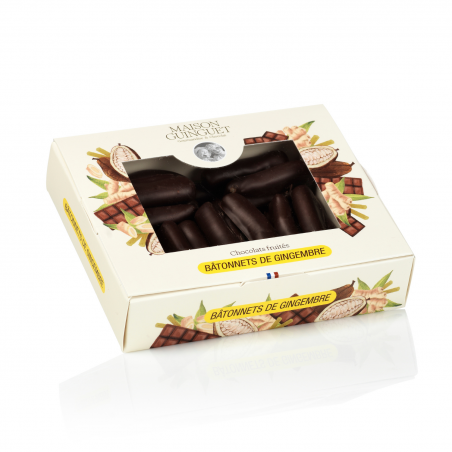 Gingembre enrobé de chocolat