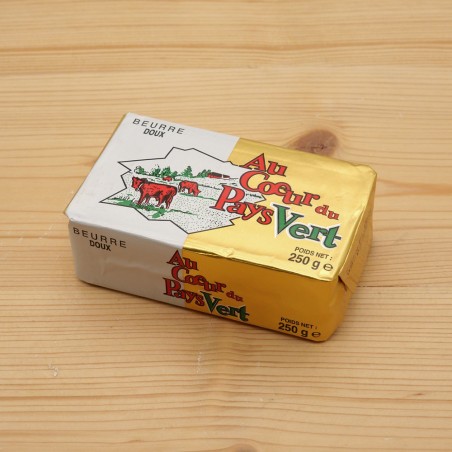 Beurre doux Au cœur du Pays Vert 250g