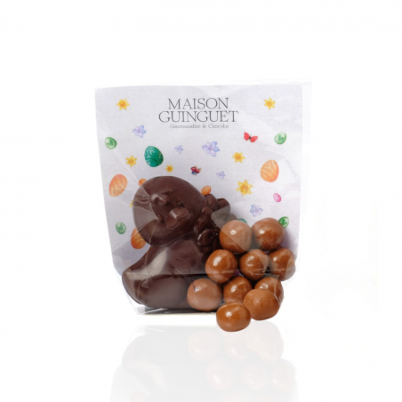 Caneton au chocolat noir