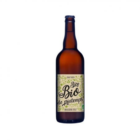 Bière bio de printemps 75cl