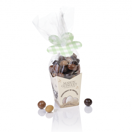Assortiment d'œufs au chocolat