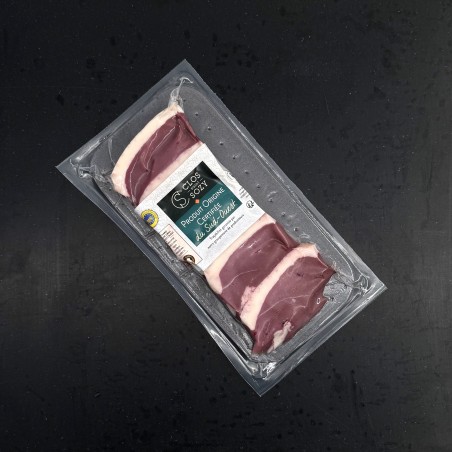 Magret de canard tranché