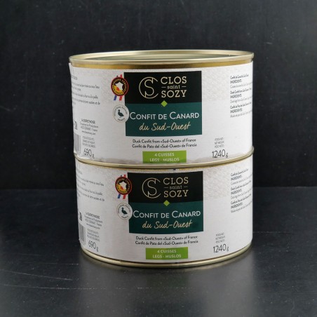 2 x 4 cuisses de canard...