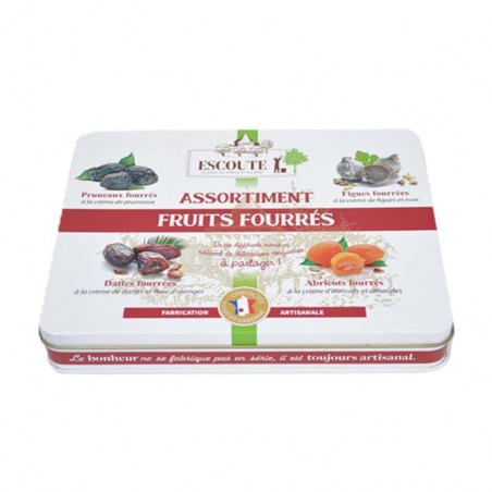 Assortiment de fruits fourrés