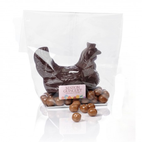 Poulette au chocolat noir