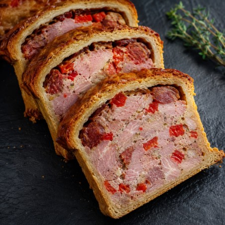Pâté en croûte aux poivrons...