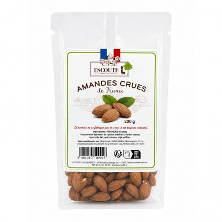 Amandes crues Françaises 200g