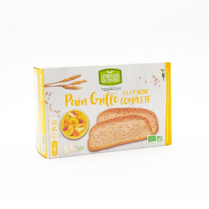 Pain grillé bio