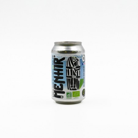 Canette de bière blanche bio