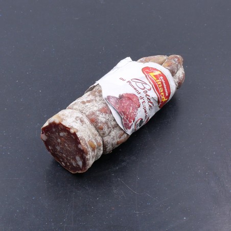 Saucisson bridé 88% au piment d'Espelette