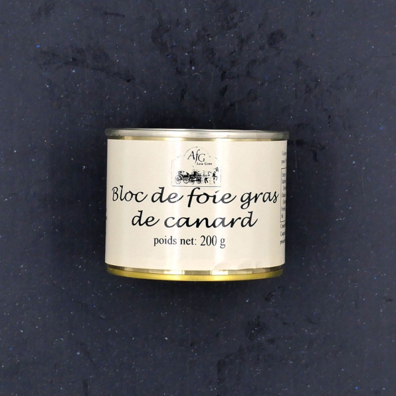 Bloc de foie gras de canard