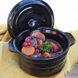 Civet de sanglier en sauce